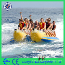 Hot sale side by side flying inflatable water sled banana boat, popular inflatable banana boat for sale